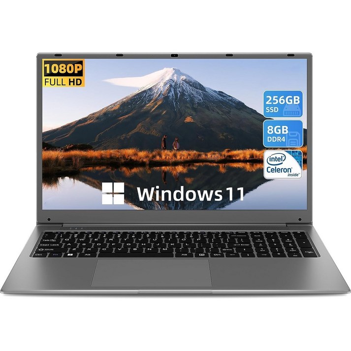 SGIN 노트북 17.3 DDR4 8G SSD 256G 사무용 대학생 회색, WIN11 Home, grey, 256GB, M17PRON, 8GB