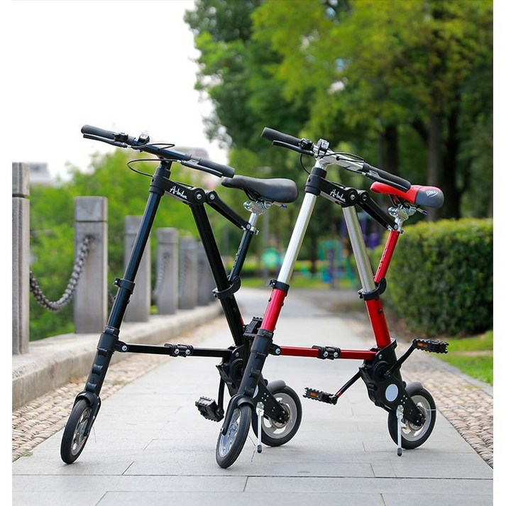 접이식미니자전거 ABIKE 간편한 휴대용 접이식 8인치 자전거 폴딩