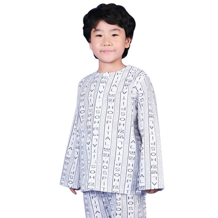 DMC04 아동 환자복 어린이집 역할놀이 코스튬 할로윈, DMC04 흰색7호, 1개