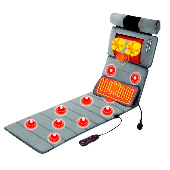 Smabat 스트레칭 안마매트 온열마사지 누워서 하는 안마기 매트 전신마사지 에어백 부모님 선물