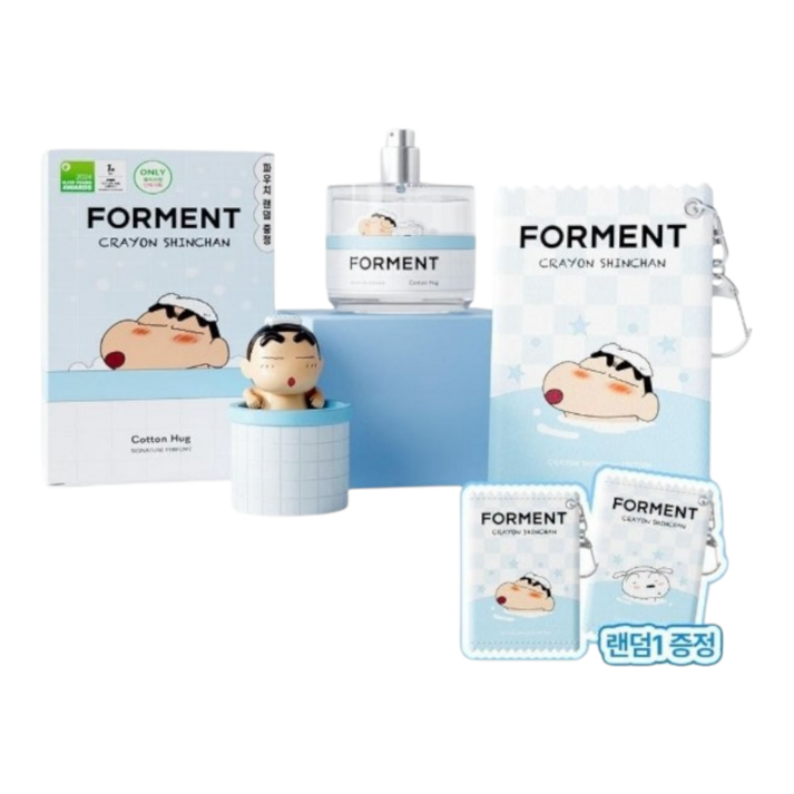포맨트 시그니처 퍼퓸 코튼허그 짱구에디션 향수 기획셋트(+향수공용기)