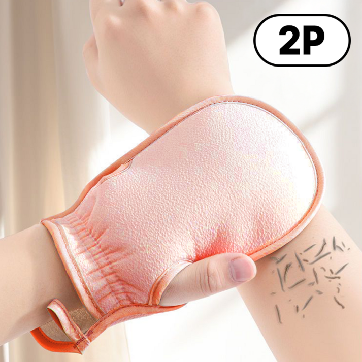 디노르 저자극 부드러운 때밀이 목욕 장갑