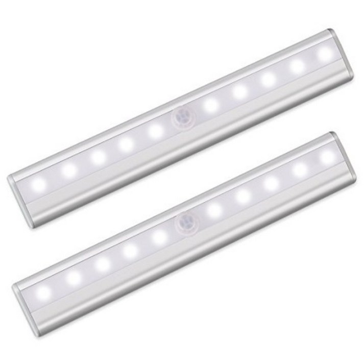 모퀸 2개 1SET LED 무선센서등 동작감지 조명 현관 화장실 손안데고 불켜기 직관적 건전지사용 자석탈부착