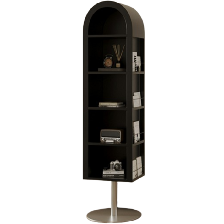 Oakora 회전형 전신거울 스탠드 현관 예쁜 수납형 인테리어 스탠딩 엔틱 회전 거실 앤틱 스텐딩 미드센추리 아치 스틸 장식장 선반