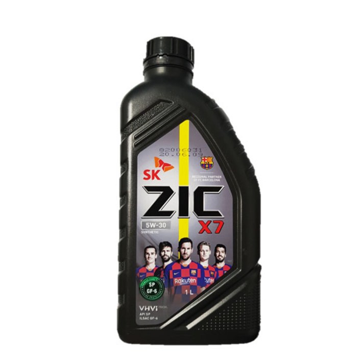 ZIC X7 5W30 SP 1L 가솔린 엔진오일, 5w30, 1개, 지크 X7 5W30_1L