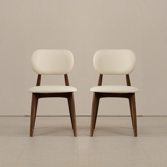 라움에스알 모드니 원목 식탁의자 인테리어 카페 체어, 월넛(모드니), 2개