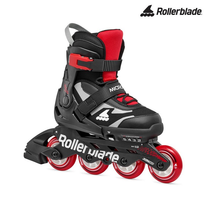 롤러블레이드 마이크로블레이드 아동용 인라인, 1개, 레드