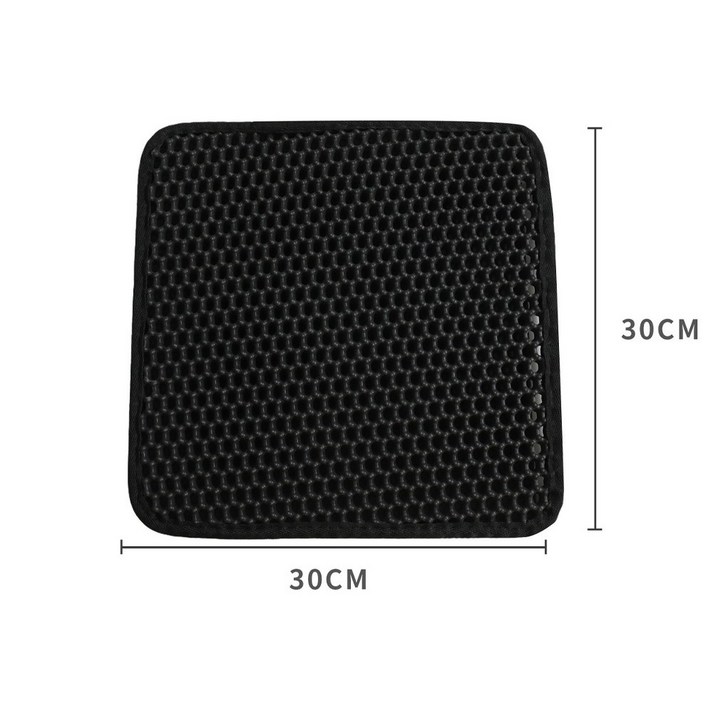 고양이 사막화 방지 벌집 모래매트, 블랙, 1개