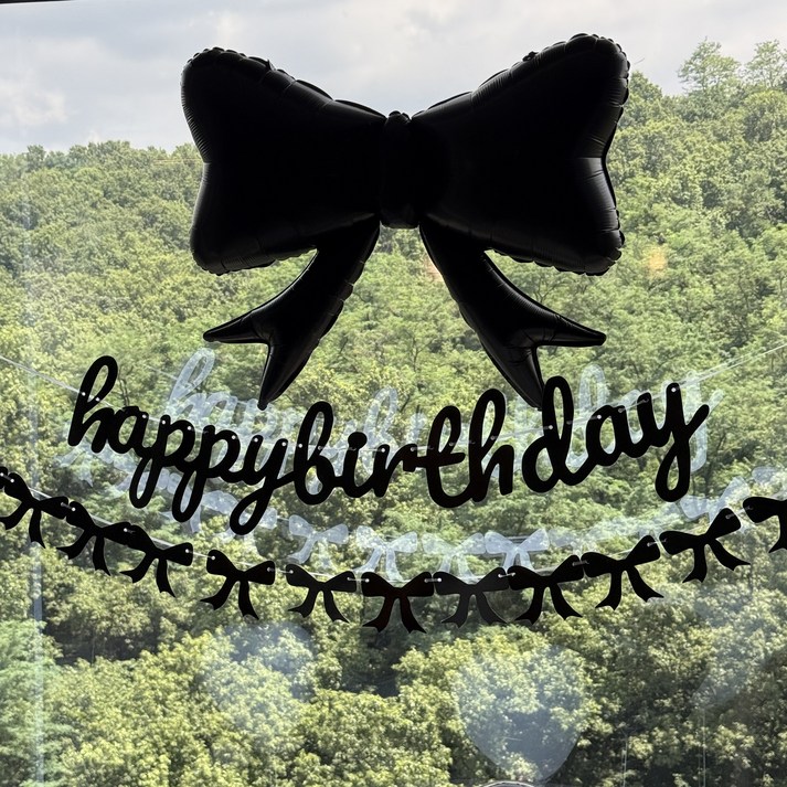 해피벌스데이생일 파티 용품 리본 가랜드 데코 소품