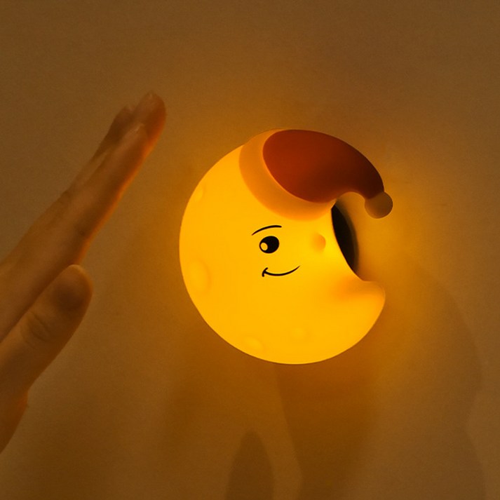 LED 아이방 무드등 취침등 침대 수면등 간접 벽부착등 실리콘 터치 밝기조절
