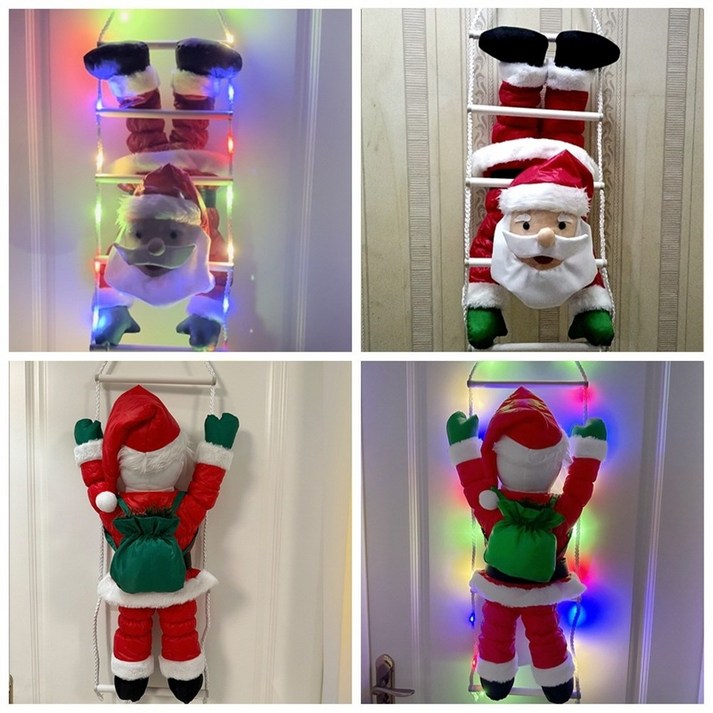 MS4U 크리스마스 장식용 대형 패딩 LED 라이트 산타 60cm, 단일상품, 1개