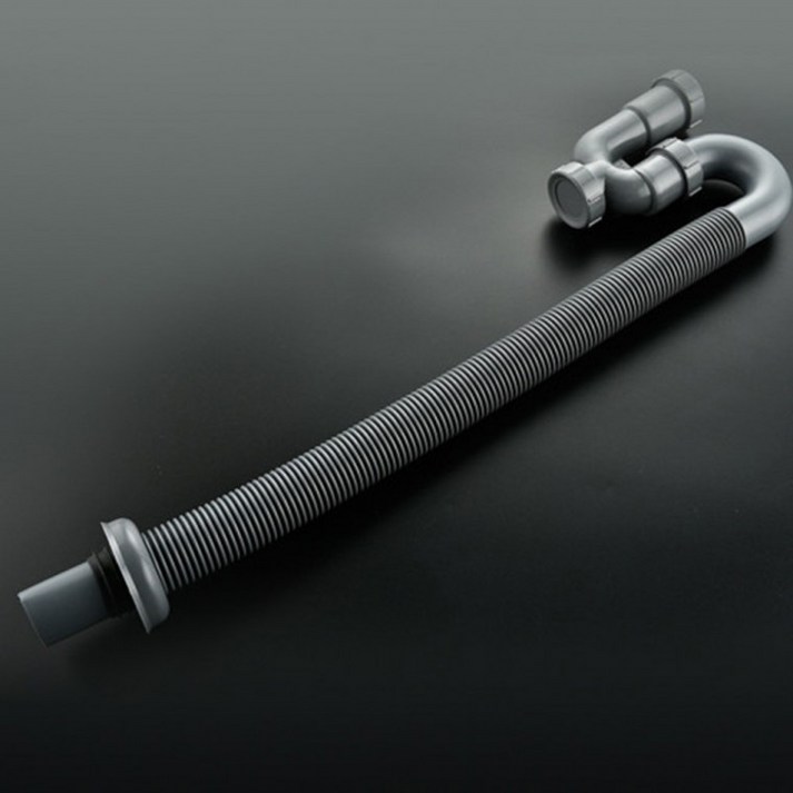 (포워드테크) 세면대 배수관 연결 하수구 냄새제거 씽크대관 관호스 화장실 주방 아이트랩 U형