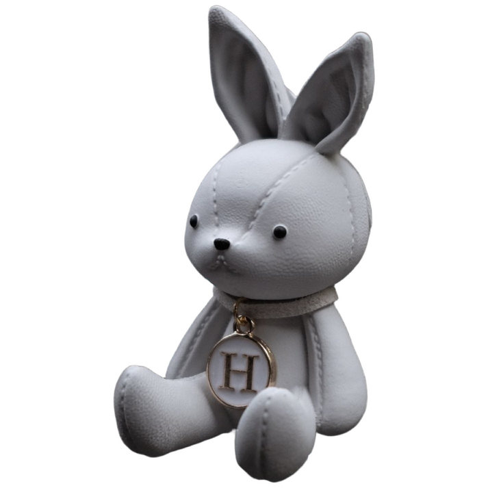 1+1 행사 로즈앤버니 가죽 토끼 차량용 방향제 석고방향제 디퓨저 명품 고급 오일 리필 석고방향제, 다우니 프레쉬, 2개