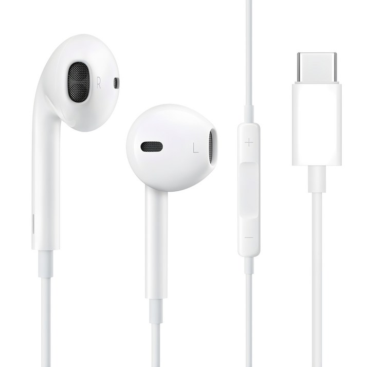 로랜텍 오픈형 아이폰15 시리즈 앤 갤럭시 호환 C타입 이어폰, 단일상품, 단일 색상