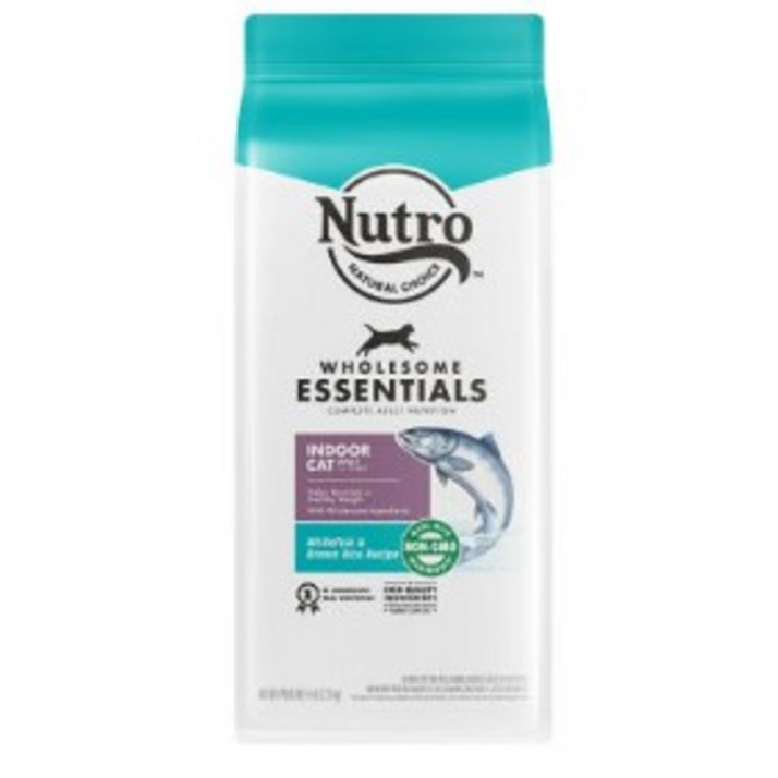 뉴트로 1세이상 고양이 인도어 건식사료, 흰살생선, 2.27kg, 1개