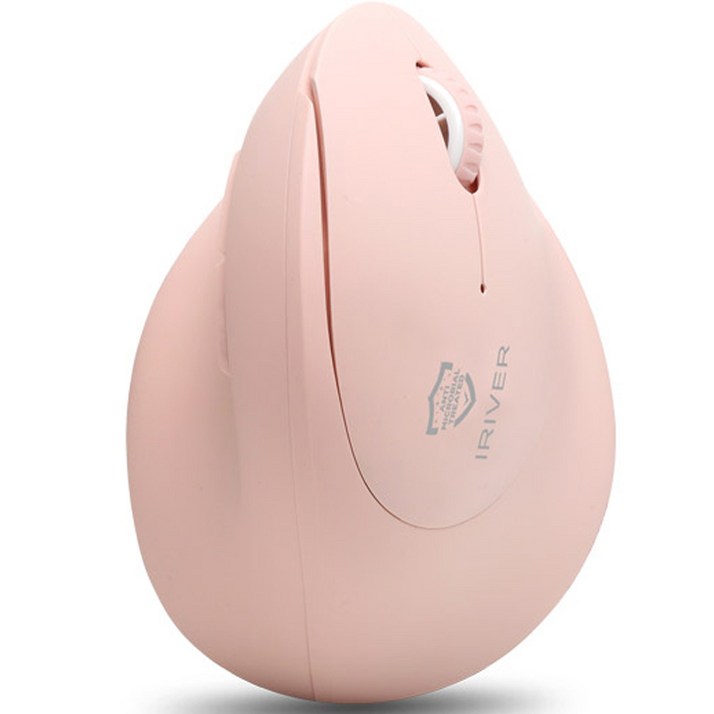 아이리버 컴팩트 무소음 블루투스 무선 버티컬 마우스 MedicEM3, MedicEM3p, 핑크
