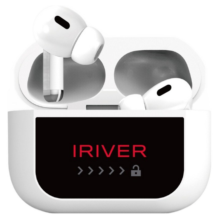 아이리버 LCD 무선 블루투스 이어폰, IB-P1, 화이트