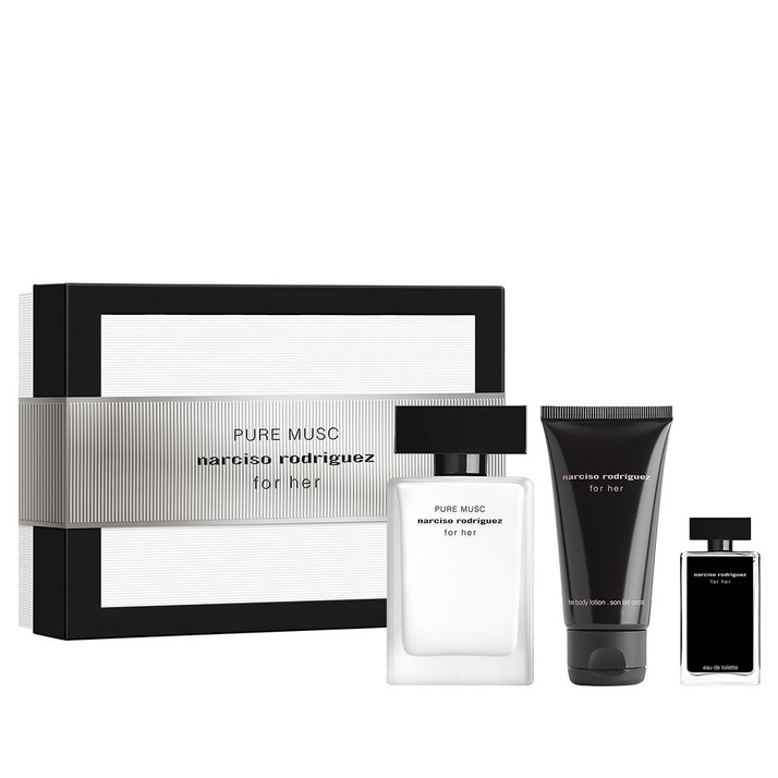 나르시소로드리게즈 [기프트 세트] 나르시소 로드리게즈 포 허 퓨어 머스크 오 드 퍼퓸 50ml 기프트 세트 (+바디로션 EDT 7.5ml 증정)