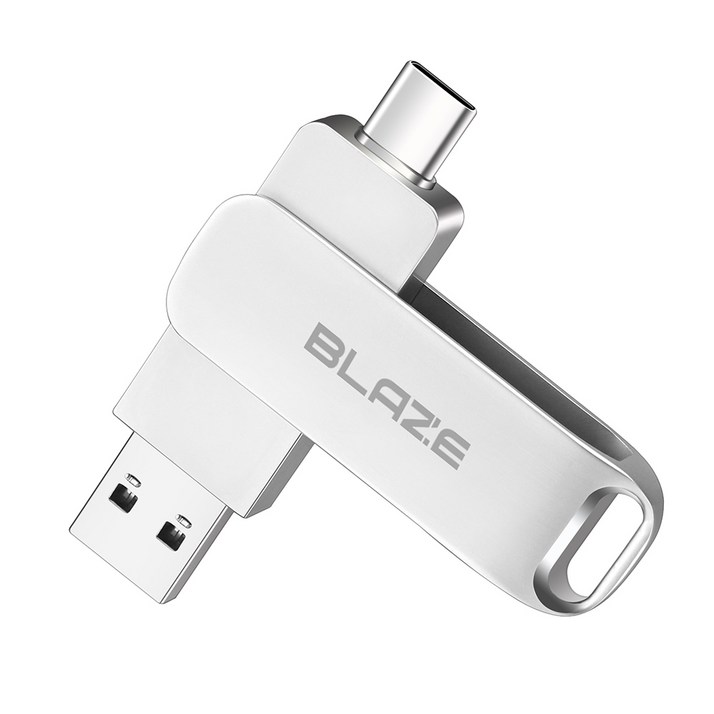 블레이즈 USB 메모리 128G C타입 USB 듀얼 아연합금 당일발송