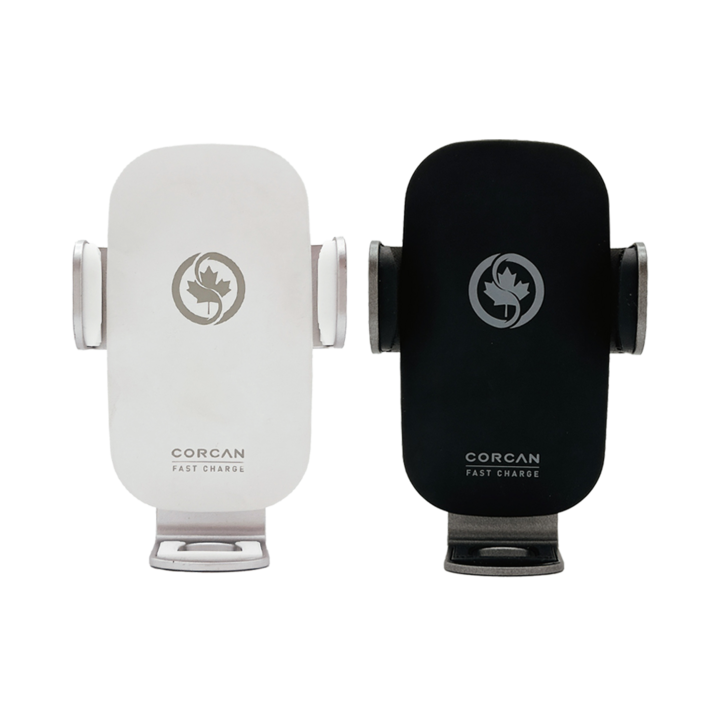 코칸 차량용 핸드폰 거치대 무선 15W 고속 충전 CDAV20, 블랙