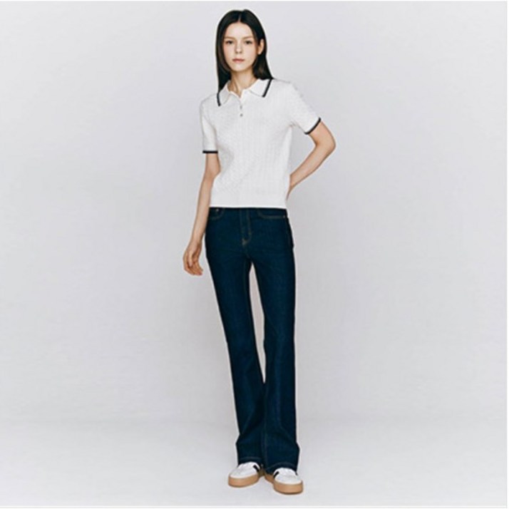 [지오다노]여자 여름 스판 쿨 부츠컷 데님 청바지 415545