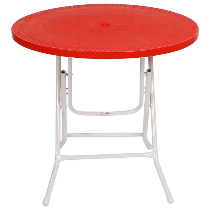 지오리빙 접이식 플라스틱 원형 테이블