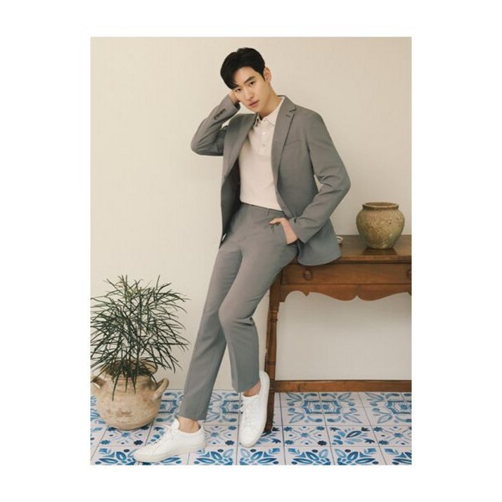 올젠 남성 써커 셋업