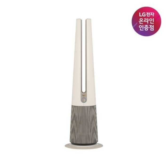 (LG전자) 퓨리케어 오브제컬렉션 에어로타워 Hit(온풍 겸용) UV팬살균 (카밍베이지/FS065PSKA)