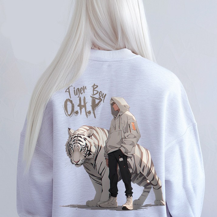 OHP 작품을 입는다 오버핏 헤비 맨투맨 Best 4