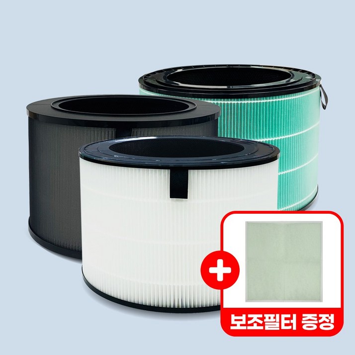 에어필텍 LG 엘지 퓨리케어 360 공기청정기 호환 필터 AS199DWA AS181DAW AS153HWWC, 1개, 고급형 세트보조필터1매