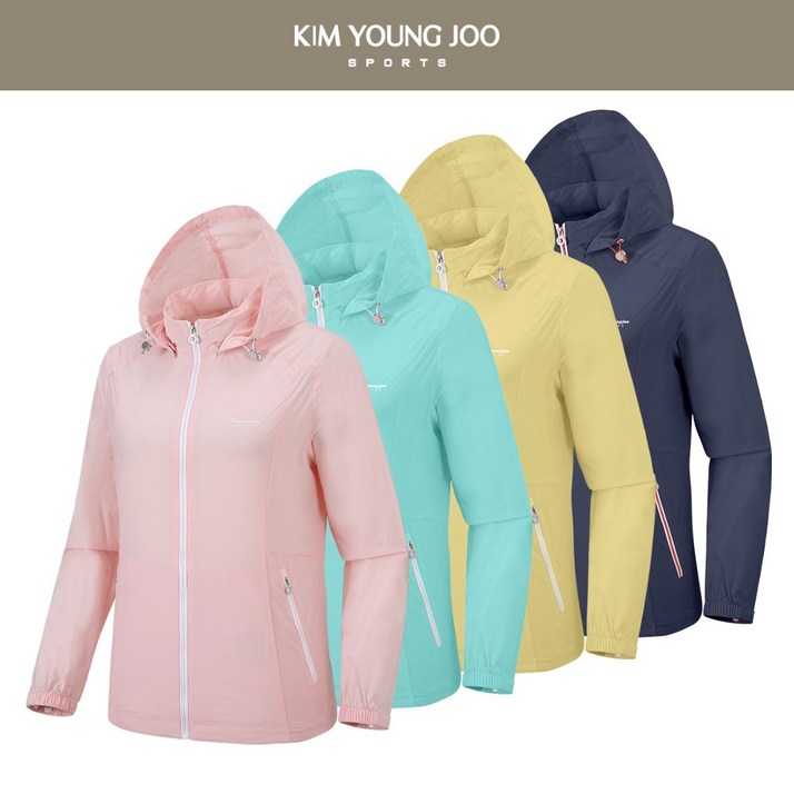 봄여름용김영주스포츠 여성 스판 바막막이 점퍼 WJ306