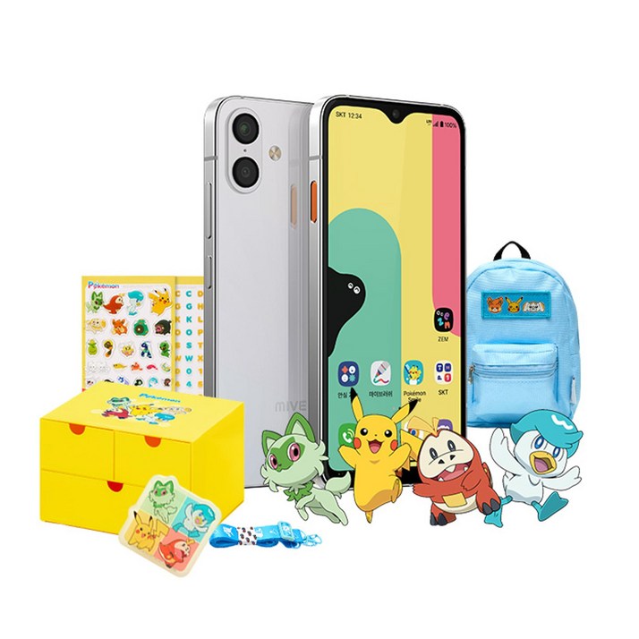 잼 포켓몬에디션3 키즈폰 AT-M150S 128GB 공기계 새제품