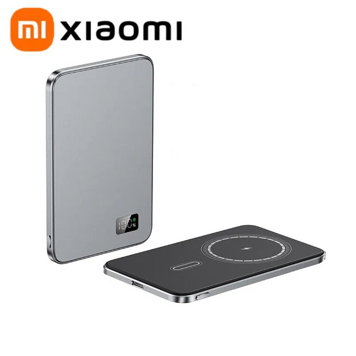 Xiaomi 10000mAh 얇은 자기 무선 보조베터리 PD 25W iPhone Samsung 용 Magsafe 용 고속 충전 휴대용 외장