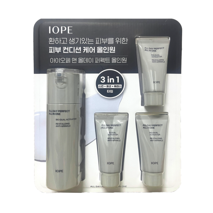.아이오페 맨 올데이 퍼펙트 올인원 120ml+30ml X 3입