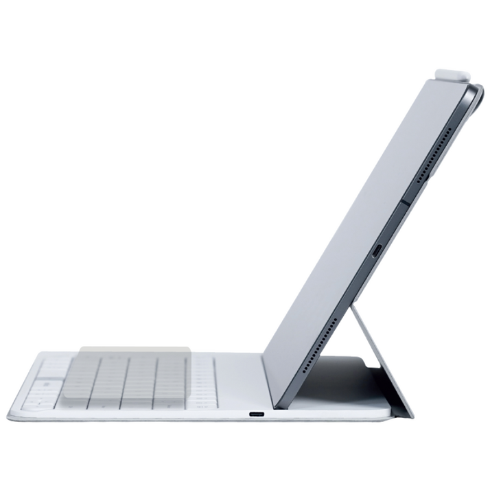 모키보 퓨전키보드 아이패드키보드케이스 마우스 필요없는 블루투스 무선 휴대용 저소음 미니 추천, 화이트