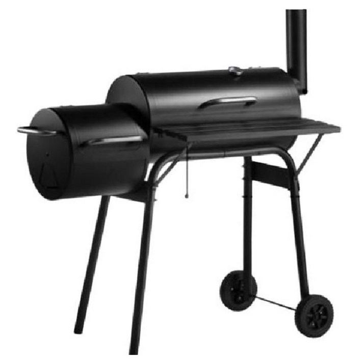 숯불 캠핑 바베큐 구이판 숯 캠핑용 오프셋 스토브 불판 야외 그릴 화로 가정용 스모커