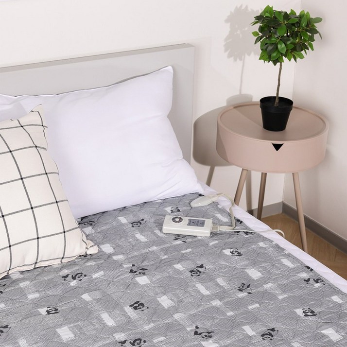 2026년형 신제품 국산 한일의료기 탄소열선 프리미엄 카본열선 탄소전기요 전기매트 15시간자동타이머 그레이팬더, 그레이팬더 더블대