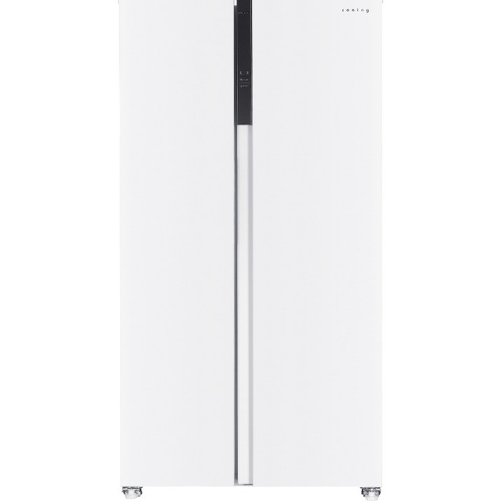 쿠잉전자 저소음 프리스탠딩 2도어 양문형 냉장고 방문설치