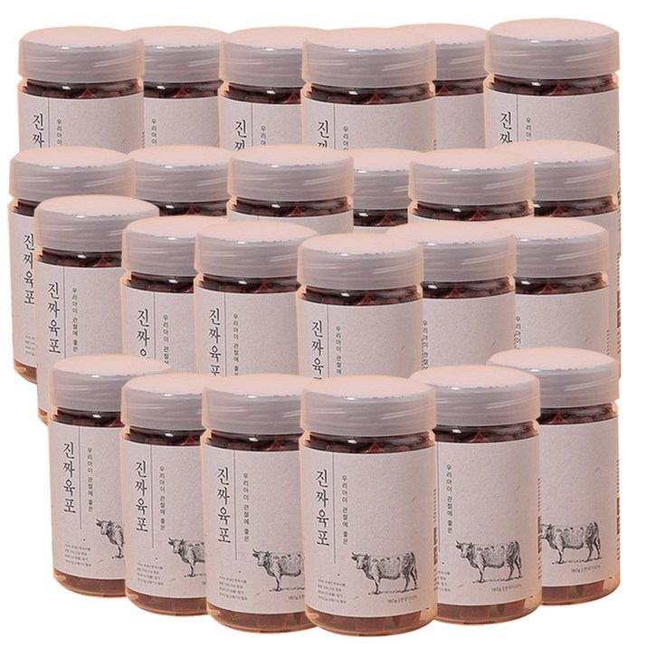펫프렌즈 진짜육포 소고기 180g x24개  애견간식 강아지간식