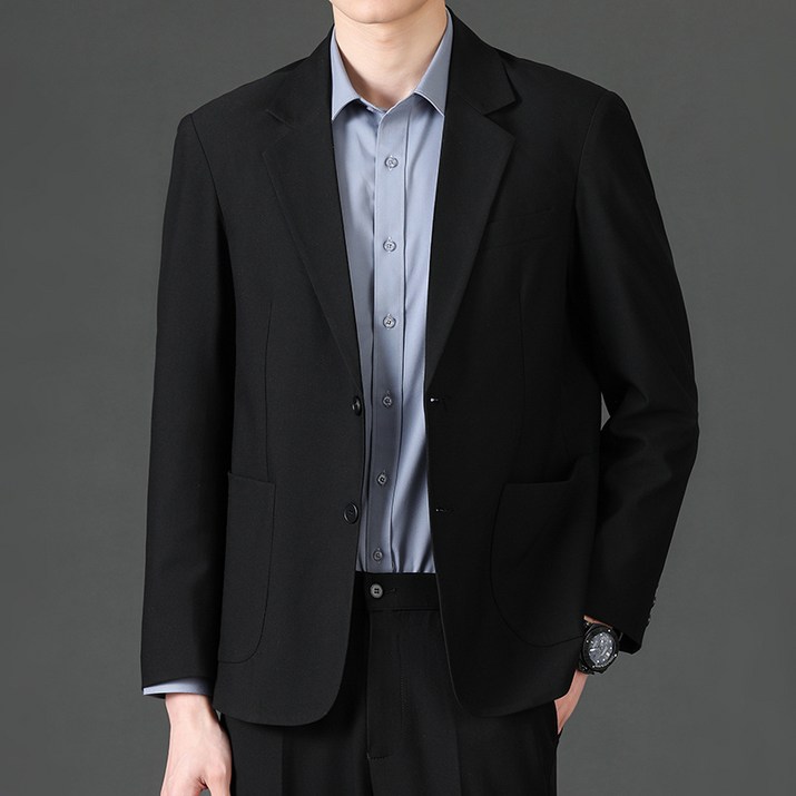 본정장 맨잇슈트 남성정장세트 캐주얼 양복 남자 청년 트렌드 건달 멋쟁이 정장 상의 패션 브랜드 라이트 비즈니스 싱글 재킷