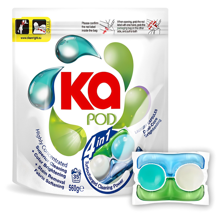 카포드 듀얼코어 브라이트닝 초고농축 섬유유연제겸용 캡슐세제