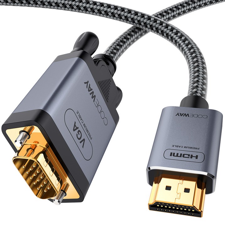 코드웨이 HDMI to VGA RGB 케이블