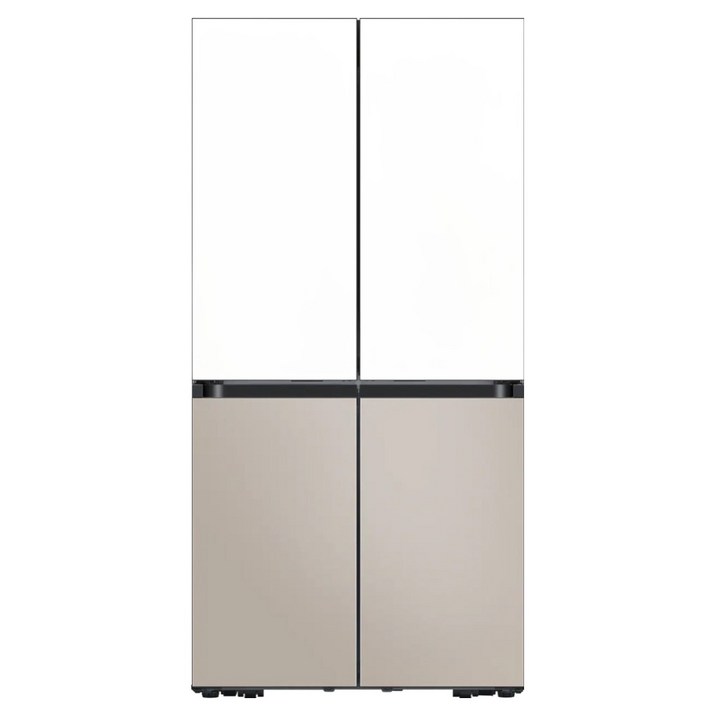 [10% 환급가전] 삼성전자 Bespoke AI 하이브리드 키친핏 637L 4도어 냉장고 방문설치, RM70F64R1ZG