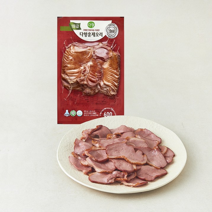 다향 1등급 훈제 오리 슬라이스