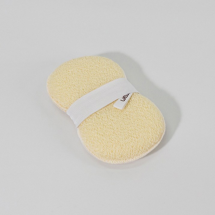 웨신 핸디핏 샤워스펀지, 베이지, 1개입, 1개