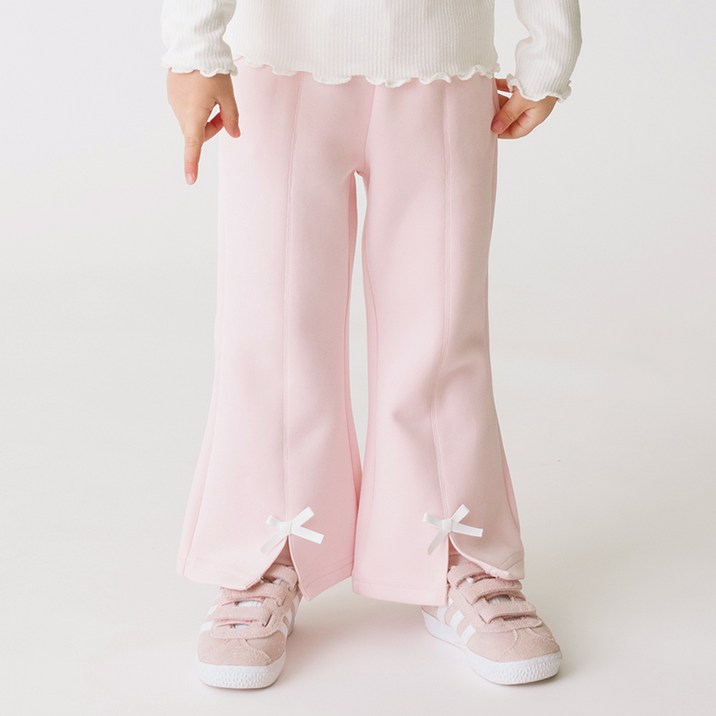 베베쥬 심플라인 부츠컷 팬츠