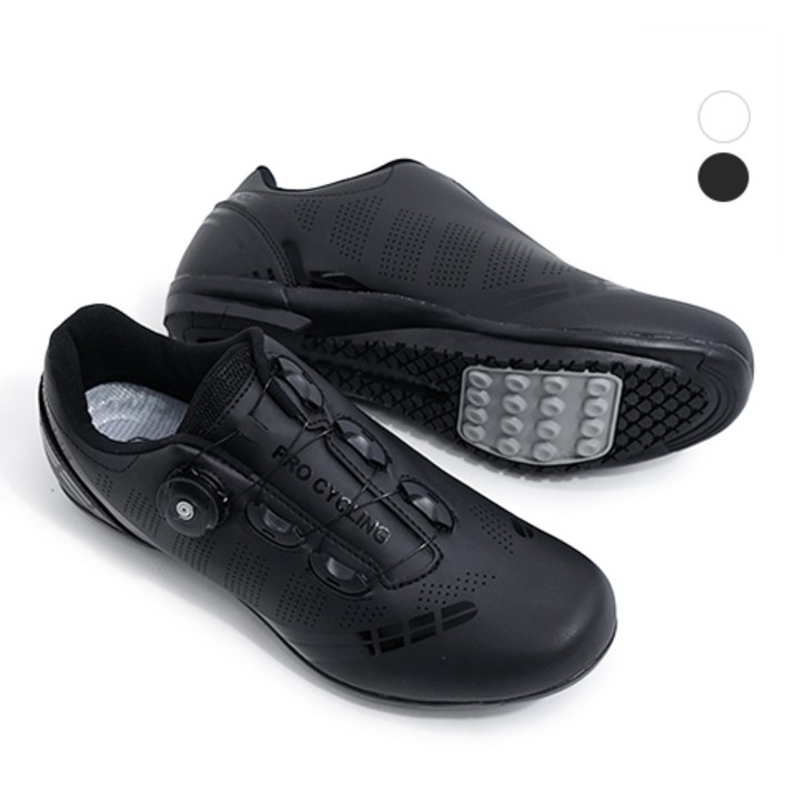 SUB22 경량 평페달 자전거신발 사이클 슈즈 고급형, 280, 블랙