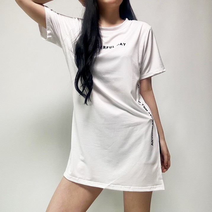 그린스프링 데일리 여성 롱 반팔티 그린스프링 데일리 여성 롱 반팔티