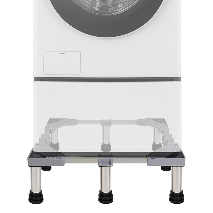 빅사이즈 세탁기 받침대 20cm 8발 높이조절 드럼 통돌이 건조기 소음차단, 1개, NZ-BIG20cm8