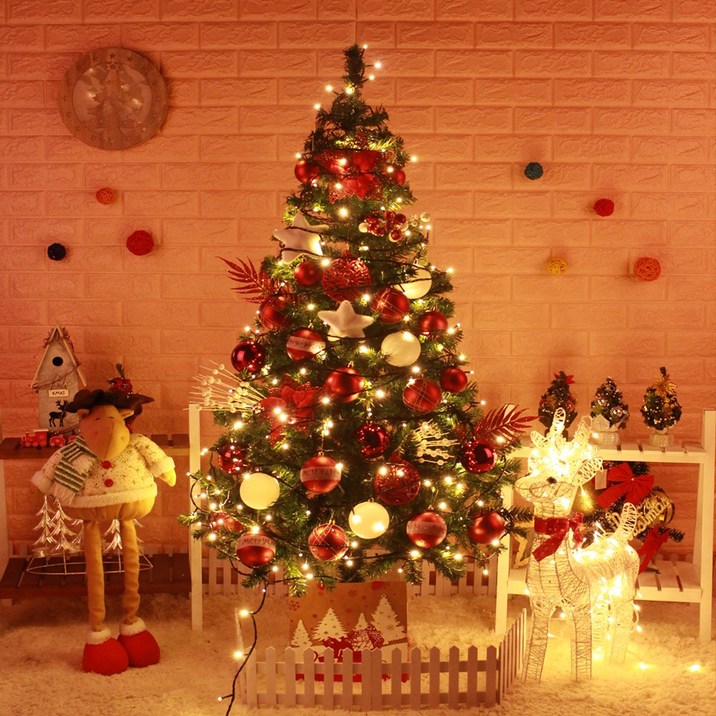 트리킹 크리스마스트리 풀세트 전구 장식 보관가방 포함